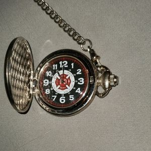 Firefighter pocket watch.